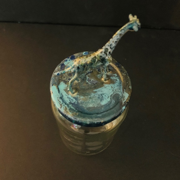 Set of 3 Animal Themed Glass Jars With Lids - Picture 5 of 10